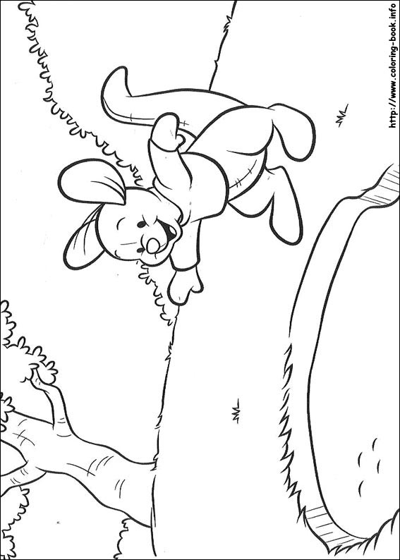 Pooh Heffalump coloring picture